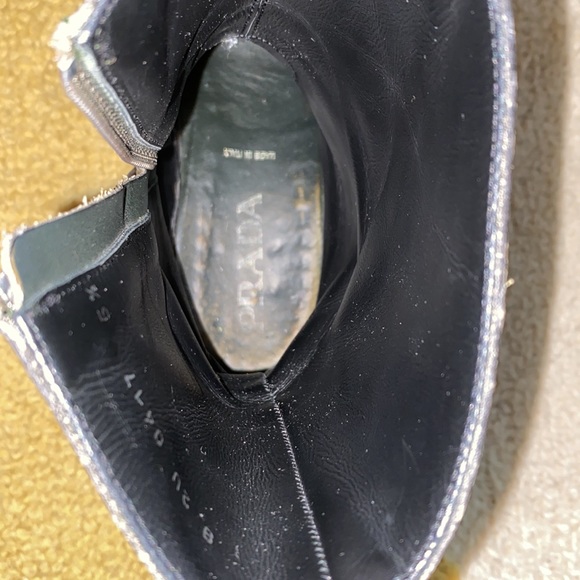 PRADA zip gray boots. Fits 8.5/9 - Picture 5 of 9